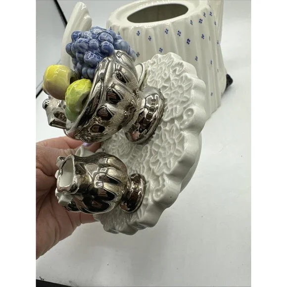 Paul Cardew Teapot Victorian Silver Service Porcelain Retired - Picture 13 of 16